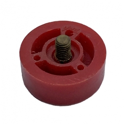 Barudan Large Red Button - Screw-in Type