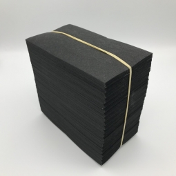 3.75" x 7" Pre-Cut Sheets 2.5 oz. Black Tearaway Cap Backing