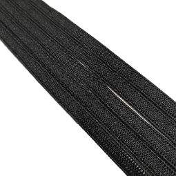 1/4" x 50 yard Black Elastic