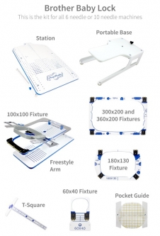HoopMaster Kit for Brother PR and Baby Lock