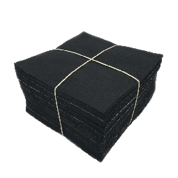 7" x 7" Pre-Cut Sheets Woven Backing - Black