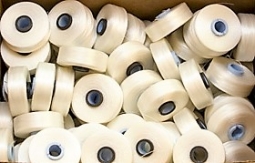 Filtec Magna-Glide Style M White Polyester Bobbins